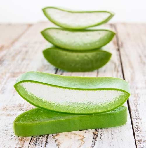 Aloe vera to fight acne