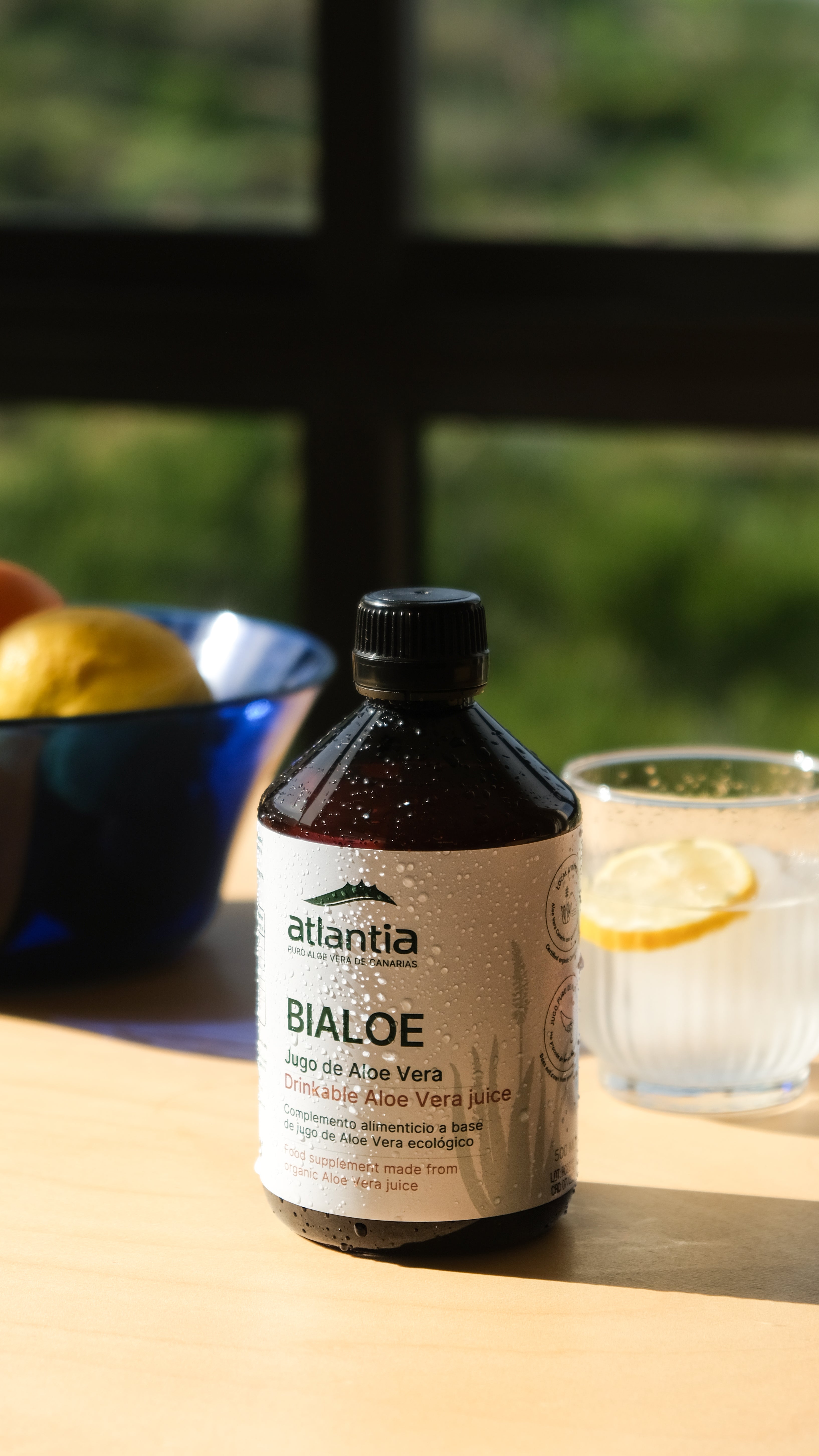 Bialoe trinkbarer Aloe-Vera-Saft